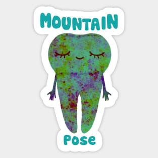 Molar Yogi (Mountain Pose) Sticker
